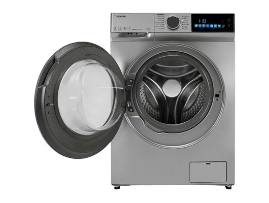 Стиральная машина TOSHIBA TW-BN90C4RU(SK) 8 кг 1400 об/мин инверторная с паром с дозагрузкой белья тихая умная